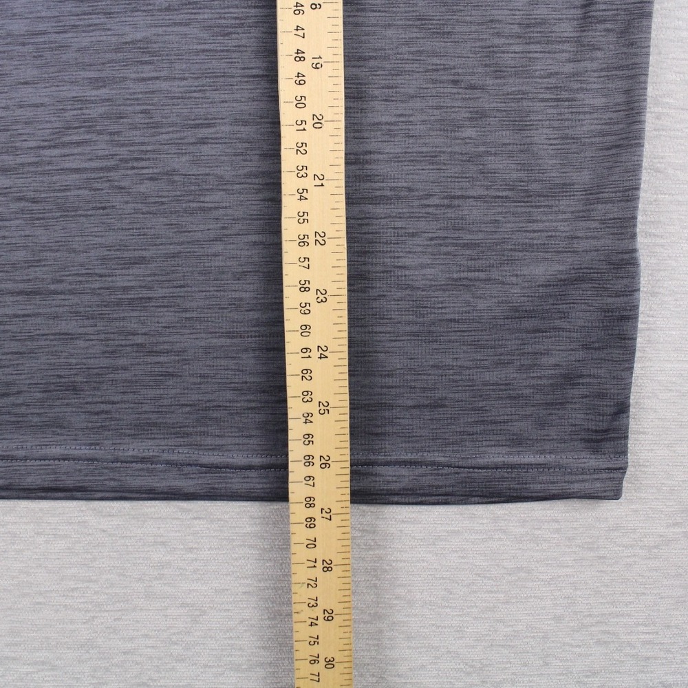 Ariat Tek T-Shirt Mens Size S Graystone Charger Short Sleeve Polyester Flag - Picture 6 of 9